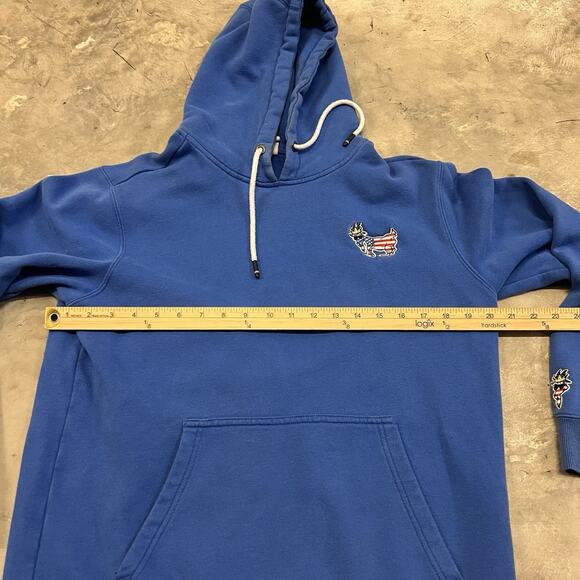 GOAT Hoodie Mens Medium Blue USA New York Pullover Be The Greatest - Picture 5 of 8